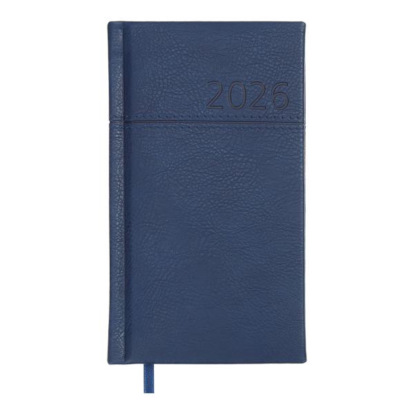 Щотижневик  датов. 2026 кишеньк. ORION, 85*153, синій, BM.2895-02