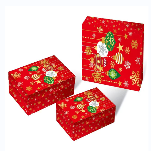 Коробки подарункові, набір 3шт, вкладені 1в1 - розмір найбільшої 33х23.5х9см, BM.233352