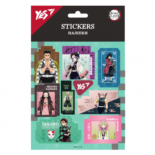 Наліпки Yes "Demon Slayer 2"