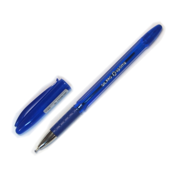 Ручка масляна OPTIMA O15616-02 OIL PRO 0,5 мм, пише синім