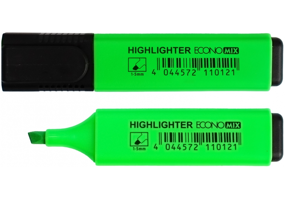 Маркер текстовий ECONOMIX 1-5 мм, колір зелений E11012
