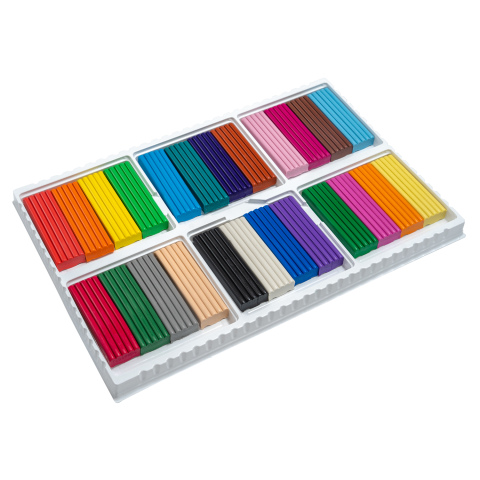 Пластилін CLASSIC 24 кольорів, 480г, KIDS Line ZB.6236