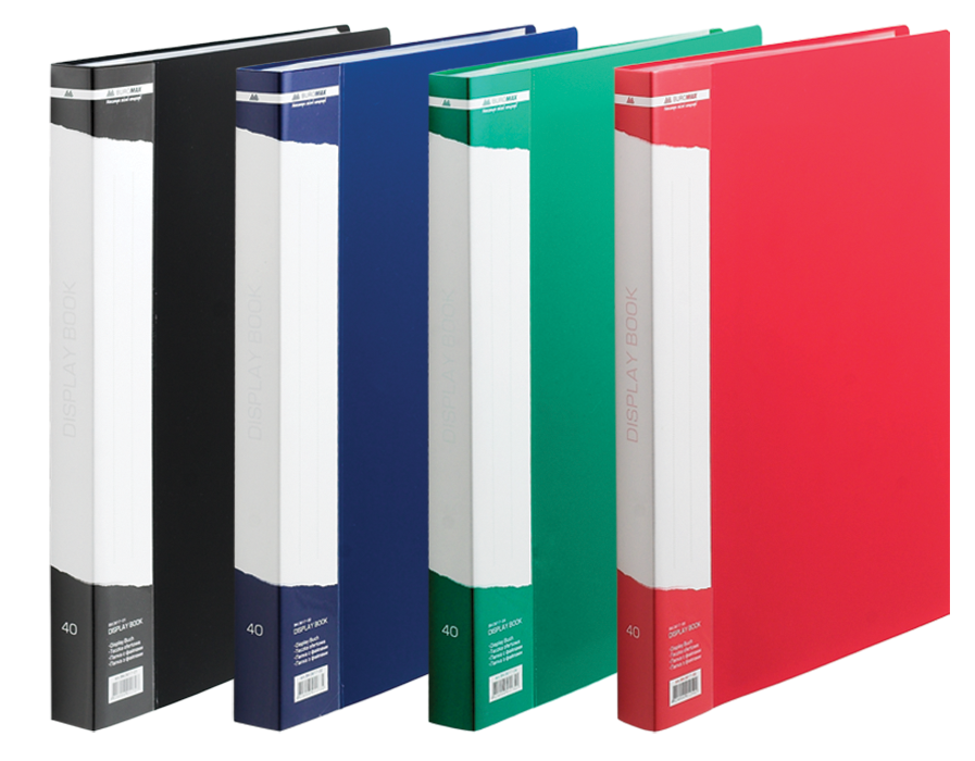 Папка А4 з 40 файлами Economix E30604, асорті