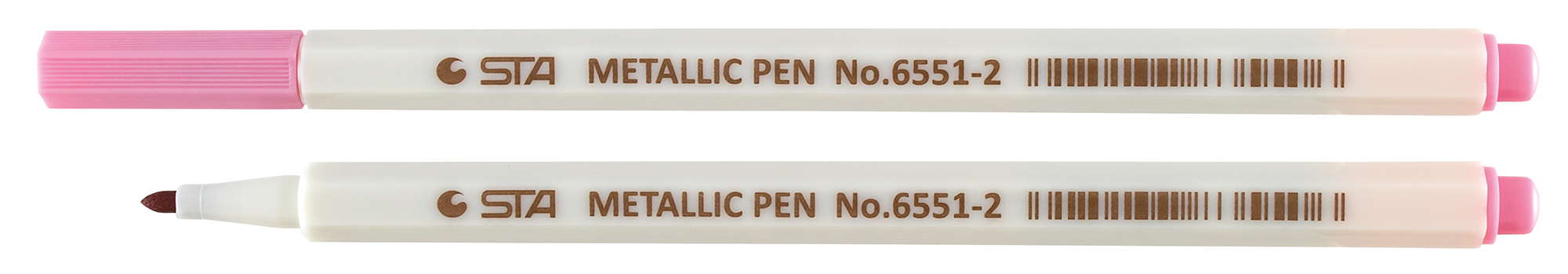 Маркер художественный 1 мм STA Paint красный металлик, STA6551-M02