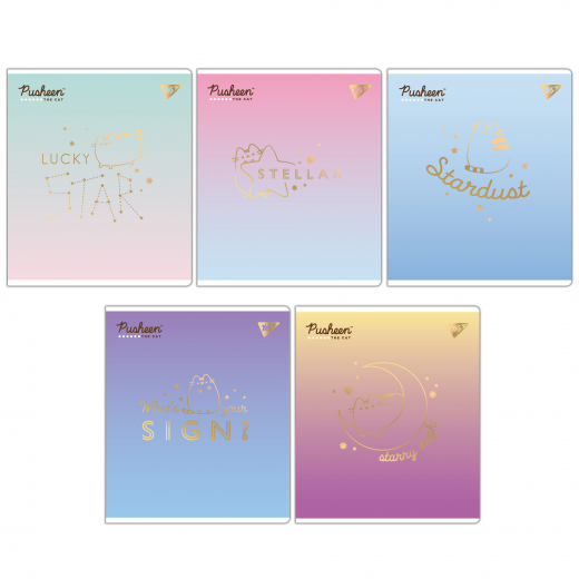 Зошит YES Goldstar Pusheen А5 18 аркушів клітинка 767519