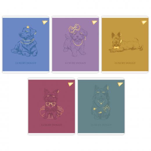 Зошит YES Luxure doggy А5 48 аркушів клітинка