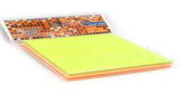 Липкий блок J.Otten 5кольорів  "Неон" 100аркушів 76*76мм