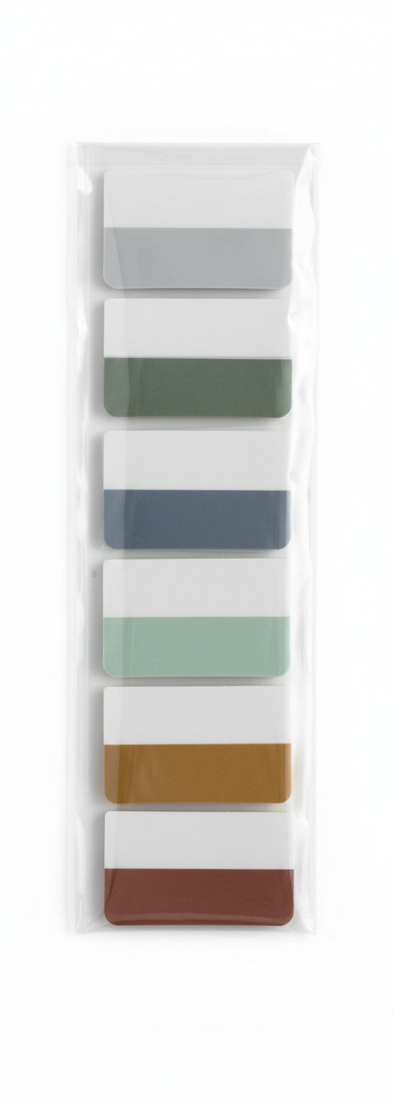 Липкий  папір для нотаток  в упаковці  6кольорів   28мм*44мм