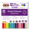 Пластилін CLASSIC 12 кольорів, 240г, KIDS Line