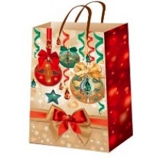 Пакет ламінований новорічний (16,5х26х7 см) -  "Едельвейс" П5-076