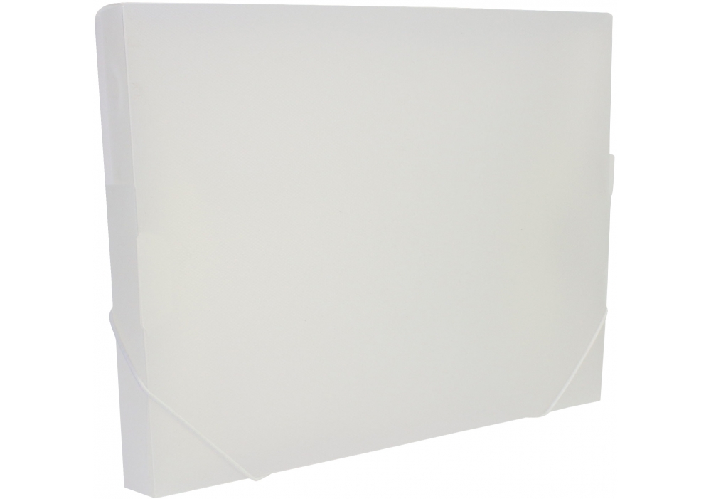 Папка-бокс пластикова А4 на гумках, 30 мм, прозора