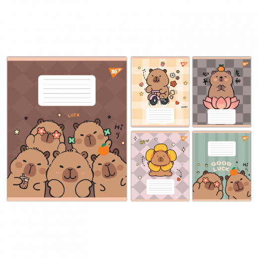 Зошит 24арк =  Yes Capy Tay, зошит учнівський шкільний 767804