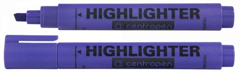 Маркер текстовый Centropen Fax фиолетовый, 8852/08