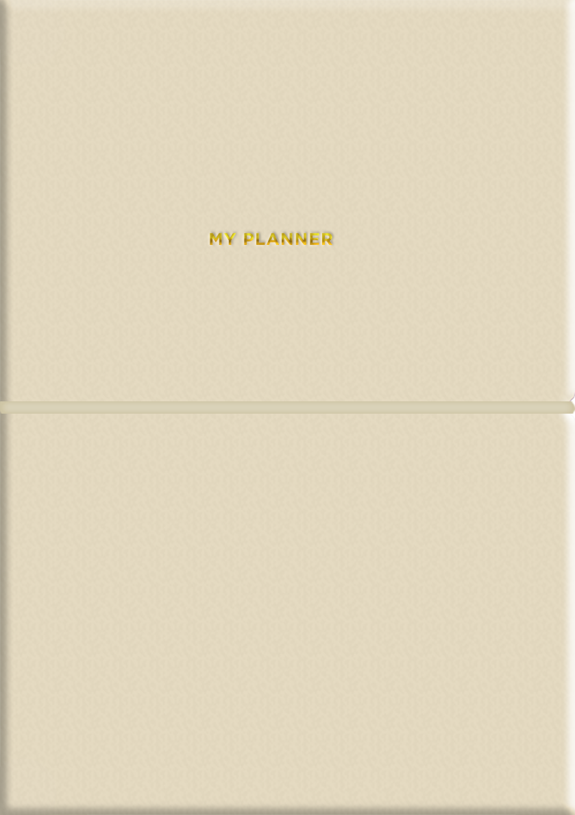 Планер недатований A5 208 ст., PU, м'яка палітурка, кремовий блок, 80г/м2 A5-7106Capuccino