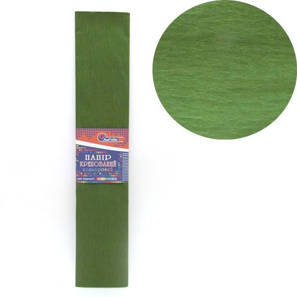 Папір креповий 110 % болотний KR110-80710