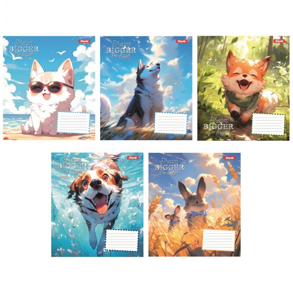 Зошит 12арк коса лінія 1Вересня 766928 Dream bigger