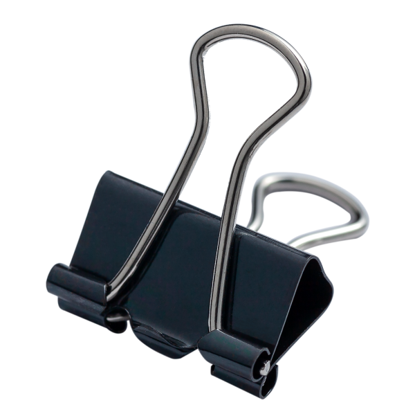 Біндер 19мм Buromax BM.5305 чорний