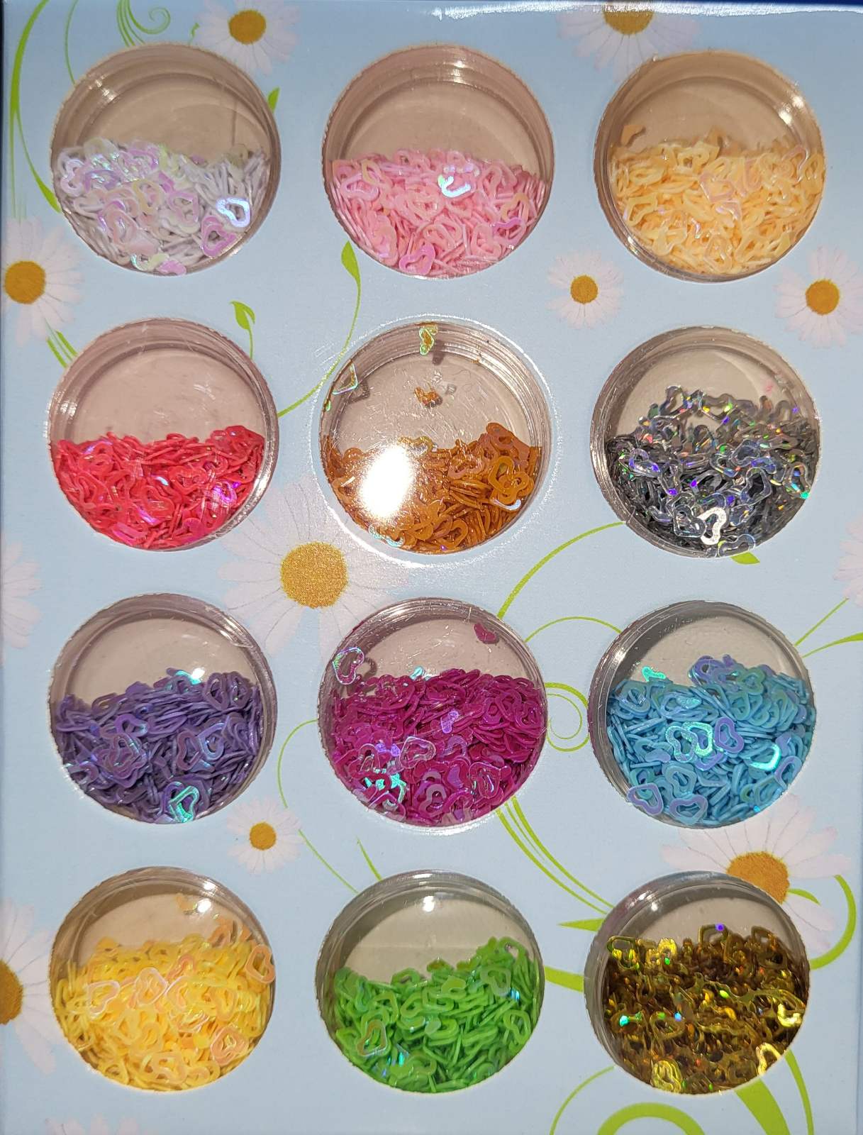 Набір для творчості "Серця" 12 кольорів