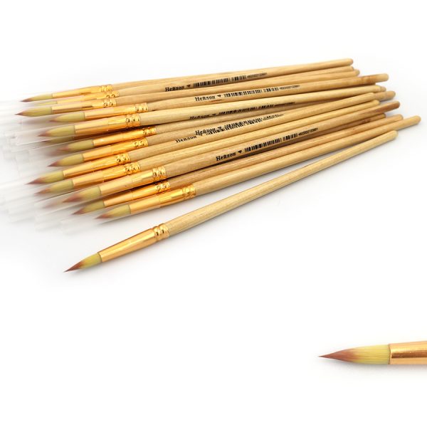 Пензлик № 4 нейлон круглий 20см J Otten N-4#