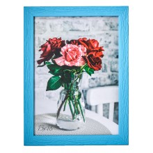 Рамка 13*18 блакитна рельєфна