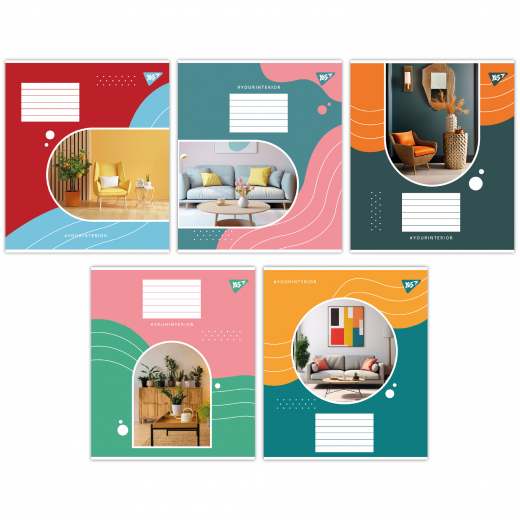 Зошит 48арк клітинка YES Your interior 767115