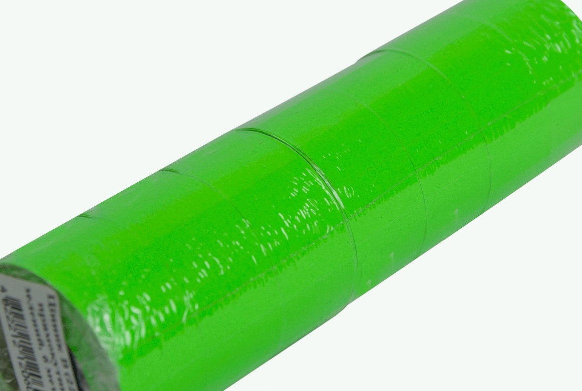 Цінник 22*12мм зелений, 00030