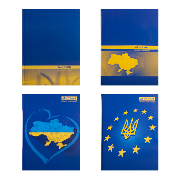 Ділова книга А4 192аркушів клітинка BUROMAX  BM.2404 офсетний папір