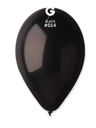 Кульки повітряні 10' чорна пастель Gemar  (25 см) 1шт 02866