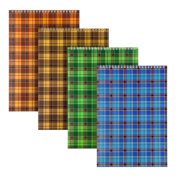 Блокнот А5 48л Delta пруж св D8012-01 ассорти