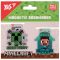 Закладки магнітні Yes "Minecraft friends", 2шт