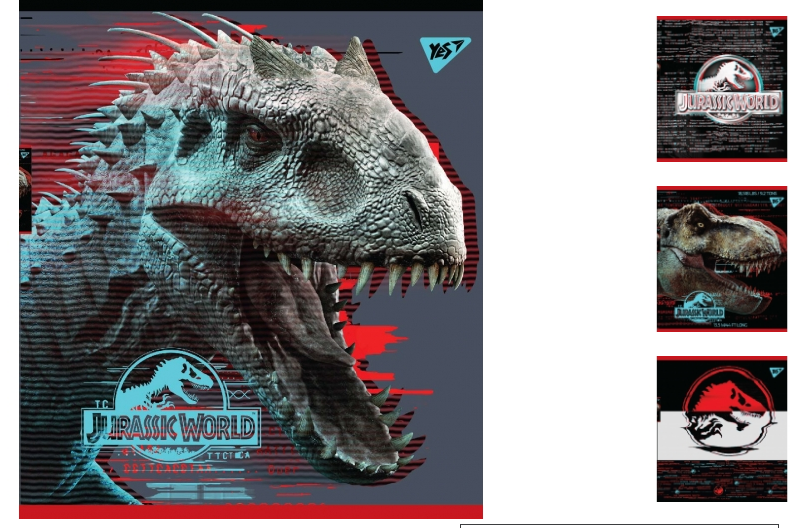 Зошит 18л # YES "Jurassic world. Science gone wrong" Ірідіум+гібрід.виб.ла