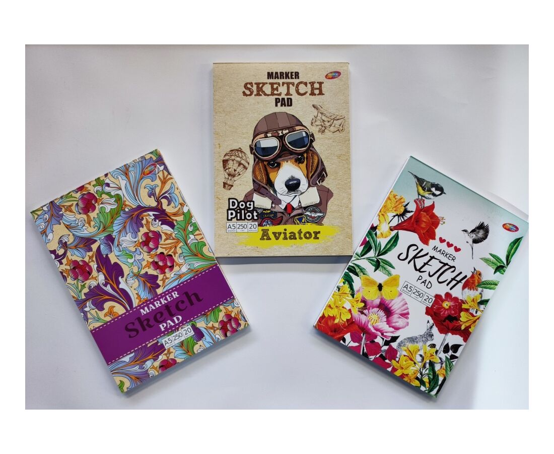 Скетчбук для маркерів 20 арк. А5