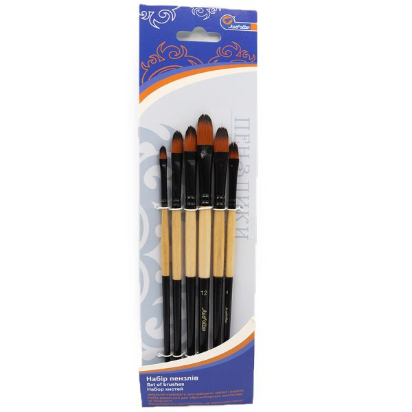 Набір пензликів 6шт (2,4,6,8,10,12) DSCN7667