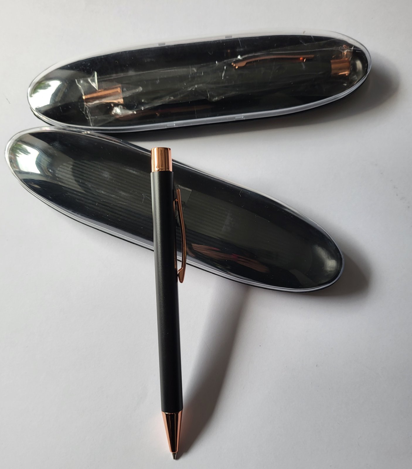 Ручка кулькова автоматична A PLUS  в пластиковому футлярі