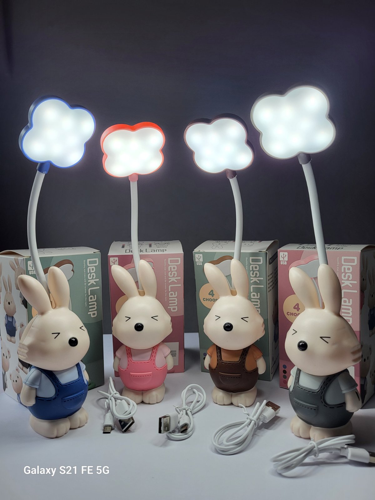 Лампа настільна micro USB Зайчик