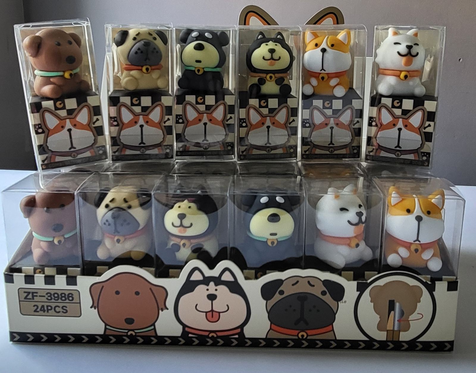 Стругачка собачки, мікс 24шт/уп