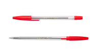 Ручка кулькова (тип "Корвіна"), червона BM.8117-03