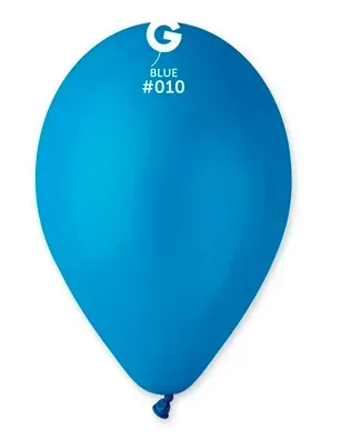 Кульки повітряні 10' сині пастель Gemar  (25 см) 1шт 02860