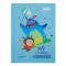 Блокнот А6 64арк клітинка ZIBI MONSTER ZB.12716-14 тверда обкладинка блакитний