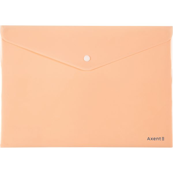 Папка на кнопці, А4, Pastelini, персикова 1412-42-A