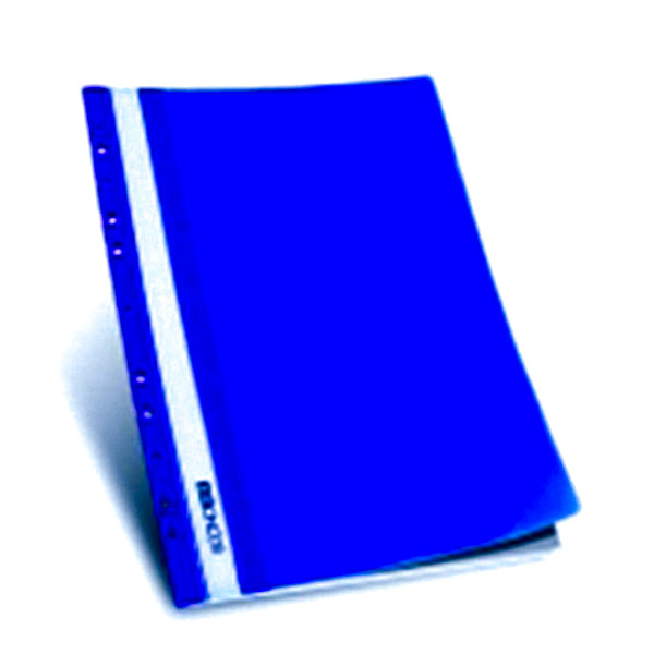 Швидкозшивач  А4 Economix Е31510-02 синій пластиковий з перфорацією