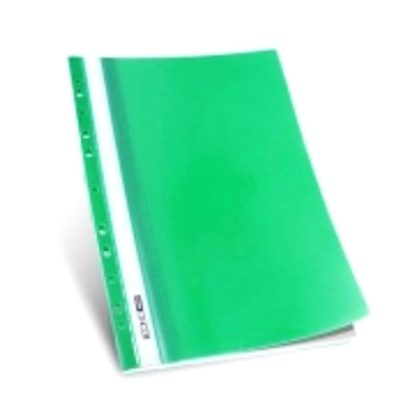 Папка-швидкозшивач А4 Economix E31510-04 з перфорацією, фактура "глянець", зелена