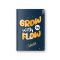 Блокнот В5 Аркуш клітинка 60арк 170*240мм "Grow with the flow"  1В2328
