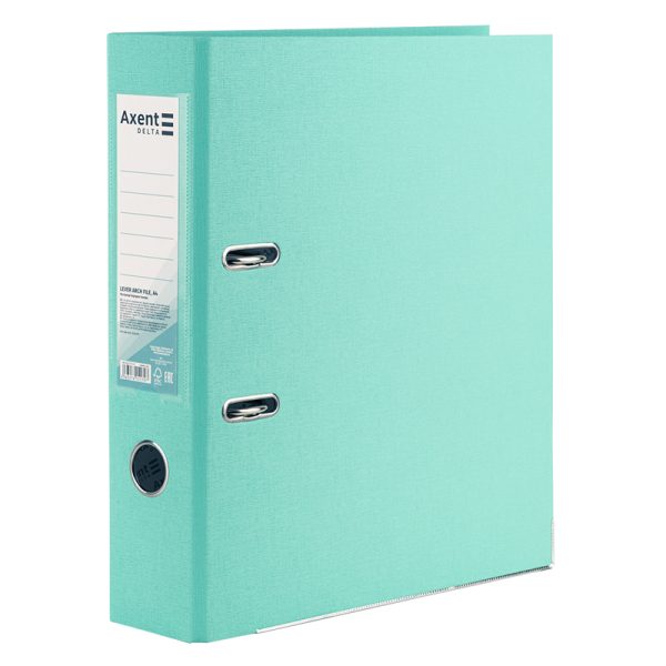 Папка-реєстратор одност. PP 7,5 cм, зібрана,Pastelini,м'ятна D1714-18C