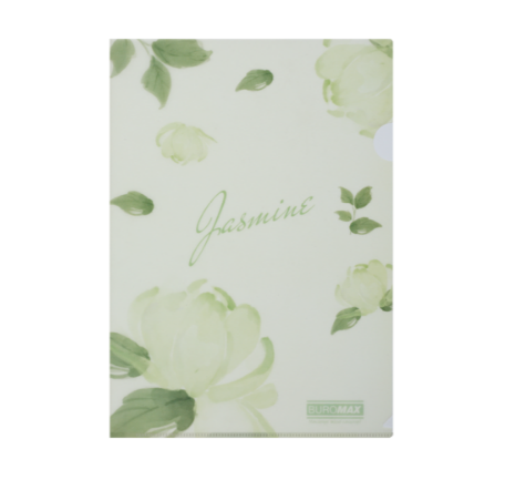 Папка-кутик ARABESKI, А4, непрозорий матовий, пластик, м'ятний BM.3854-38