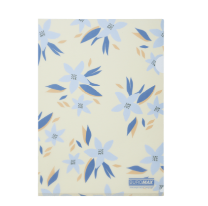 Папка-кутик, ARABESKI,  А4, матовий напівпрозорий пластик, маренго BM.3854-53