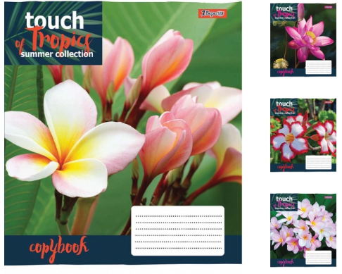 Зошит 96арк лінія 1Вересня 765494 Touch Tropics