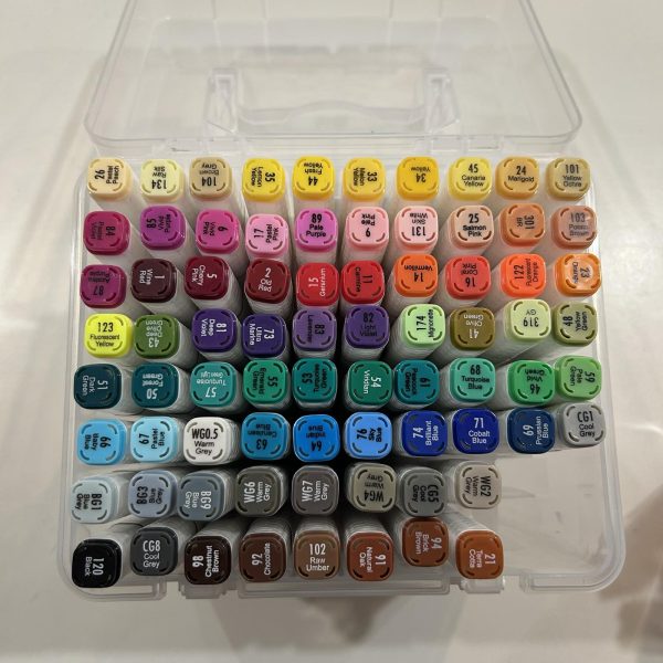 Скетч маркер   222-80 в асортименті  80 кольорів