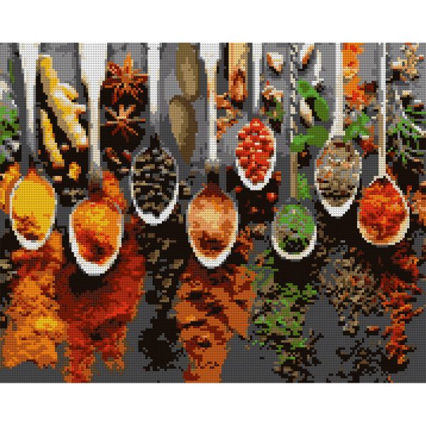 Алмазна мозаїка SANTI "Світ спецій", 40*50см на підрамнику 954715