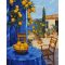 Алмазна мозаїка SANTI "Лимонний дворик", 40*50см на підрамнику 956053